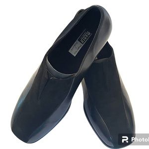New Munro Solano Black Kid / Suede Upper Comfortable Dress Shoes Women’s Size 7W